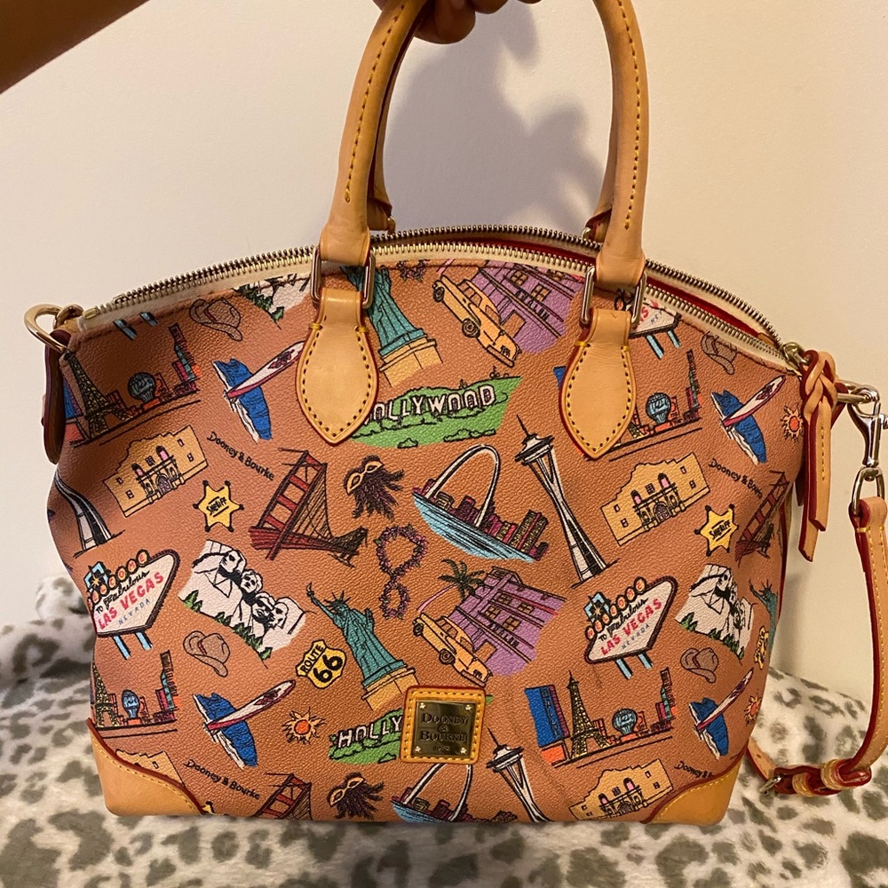 AUTHENTIC SKETCH DOONEY & BOURKE SATCHEL  BAG